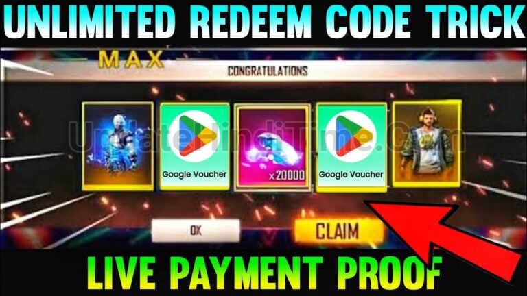 Free Fire Redeem Code 2023